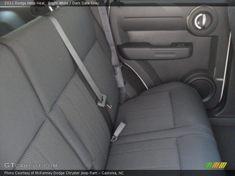 Bright White / Dark Slate Gray 2011 Dodge Nitro Heat