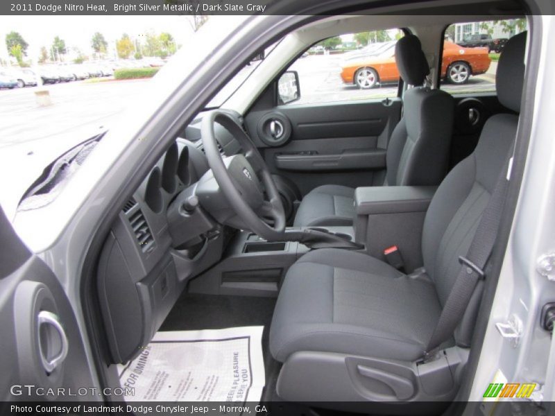 Bright Silver Metallic / Dark Slate Gray 2011 Dodge Nitro Heat