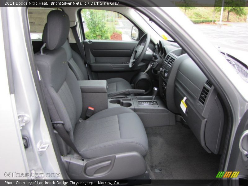 Bright Silver Metallic / Dark Slate Gray 2011 Dodge Nitro Heat