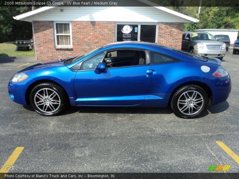 UV Blue Pearl / Medium Gray 2006 Mitsubishi Eclipse GS Coupe
