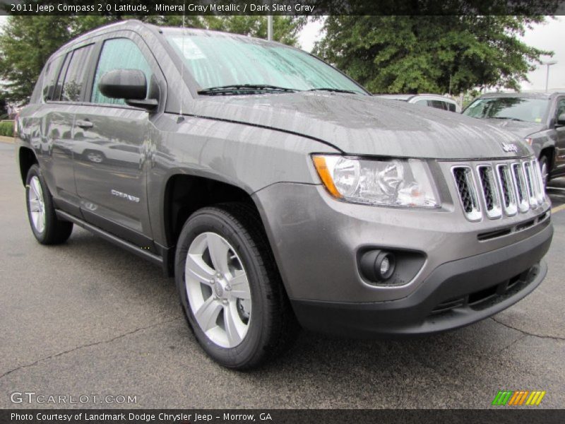 Mineral Gray Metallic / Dark Slate Gray 2011 Jeep Compass 2.0 Latitude