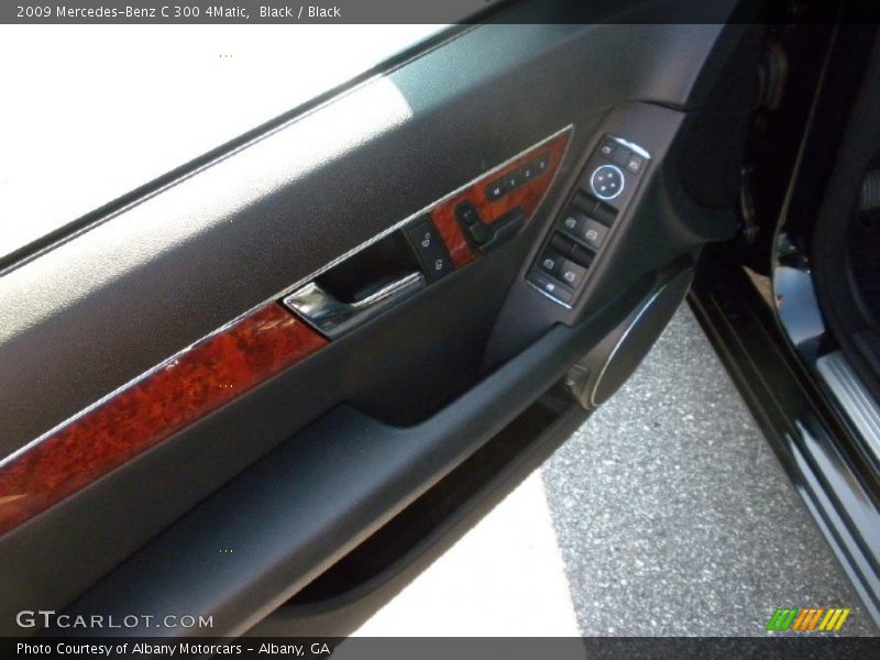 Black / Black 2009 Mercedes-Benz C 300 4Matic