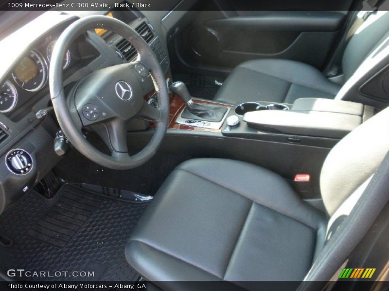 Black / Black 2009 Mercedes-Benz C 300 4Matic