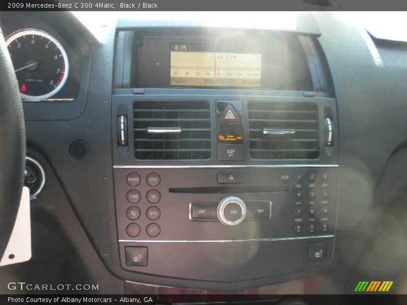 Black / Black 2009 Mercedes-Benz C 300 4Matic