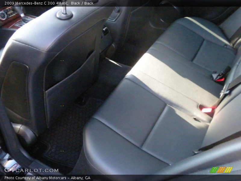 Black / Black 2009 Mercedes-Benz C 300 4Matic