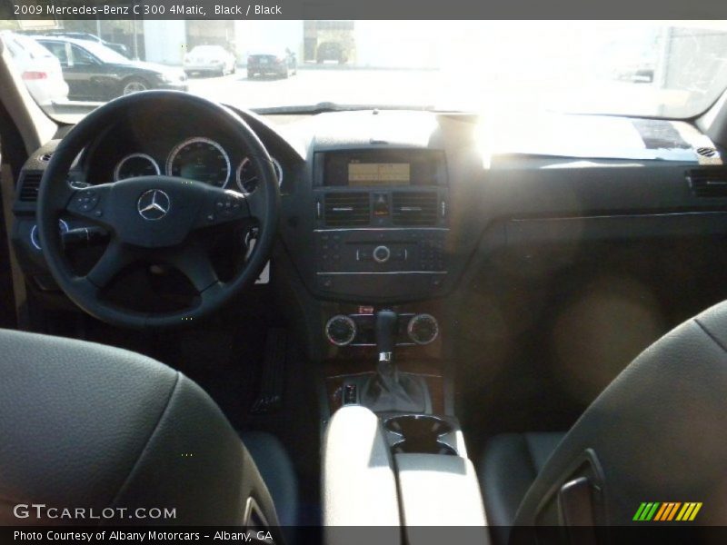 Black / Black 2009 Mercedes-Benz C 300 4Matic