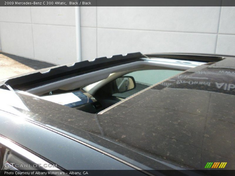 Black / Black 2009 Mercedes-Benz C 300 4Matic