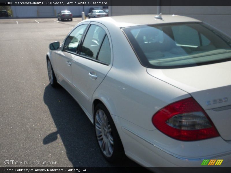 Arctic White / Cashmere 2008 Mercedes-Benz E 350 Sedan