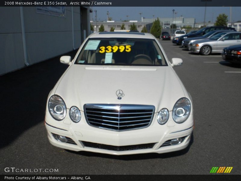 Arctic White / Cashmere 2008 Mercedes-Benz E 350 Sedan