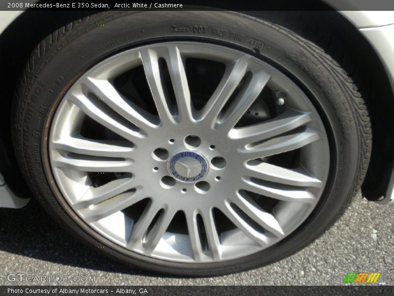 Arctic White / Cashmere 2008 Mercedes-Benz E 350 Sedan