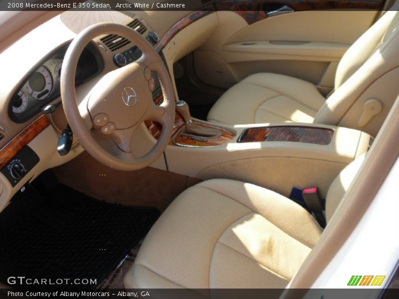 Arctic White / Cashmere 2008 Mercedes-Benz E 350 Sedan