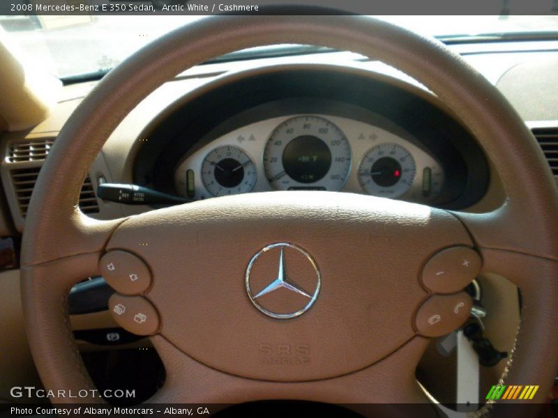 Arctic White / Cashmere 2008 Mercedes-Benz E 350 Sedan