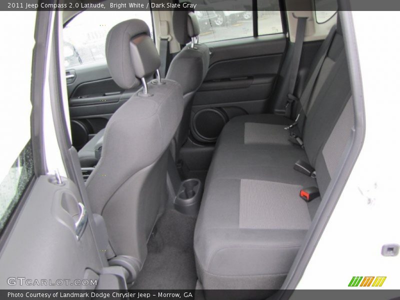 Bright White / Dark Slate Gray 2011 Jeep Compass 2.0 Latitude