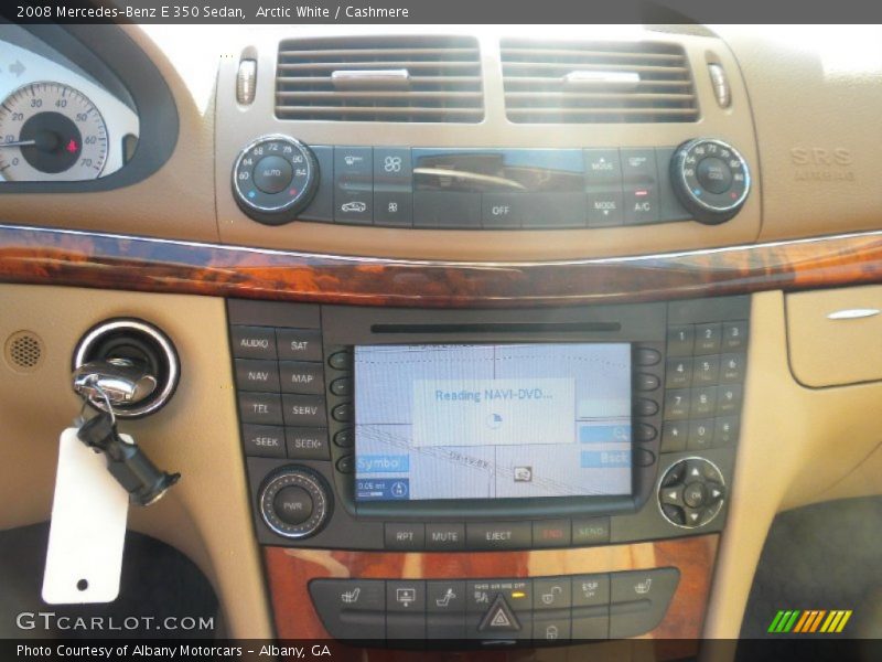 Arctic White / Cashmere 2008 Mercedes-Benz E 350 Sedan