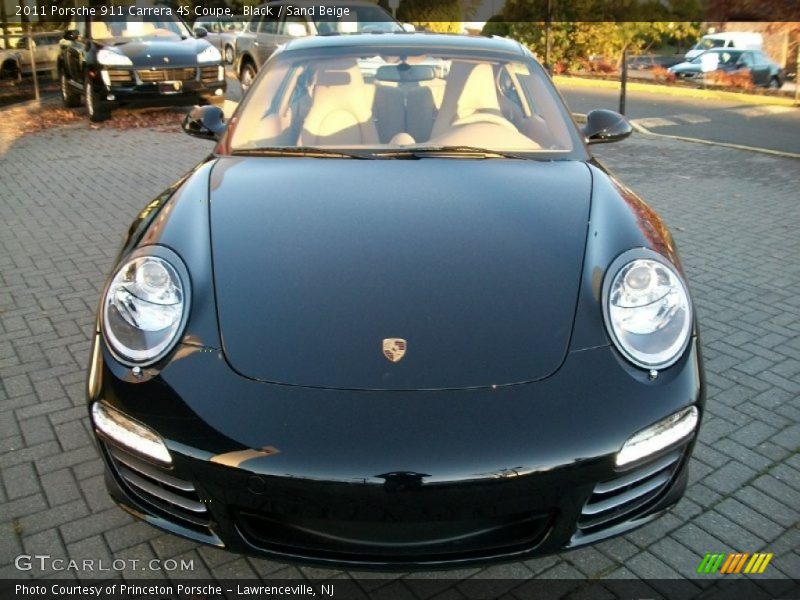 Black / Sand Beige 2011 Porsche 911 Carrera 4S Coupe