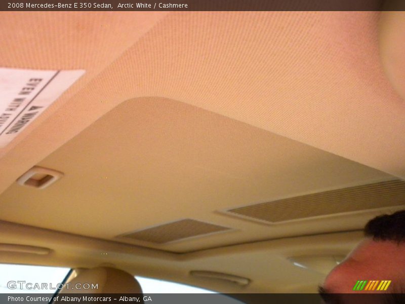 Arctic White / Cashmere 2008 Mercedes-Benz E 350 Sedan
