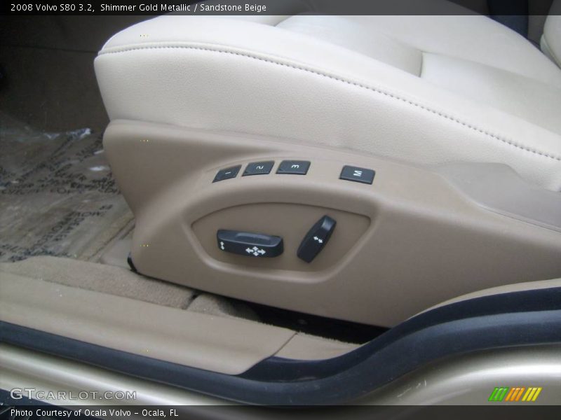 Shimmer Gold Metallic / Sandstone Beige 2008 Volvo S80 3.2