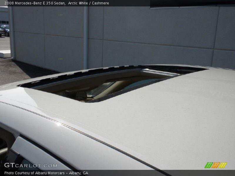 Arctic White / Cashmere 2008 Mercedes-Benz E 350 Sedan