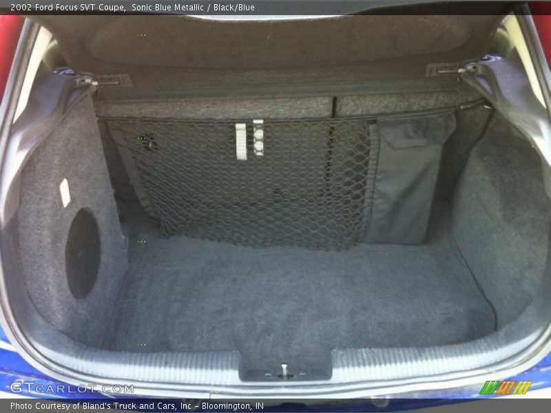 Sonic Blue Metallic / Black/Blue 2002 Ford Focus SVT Coupe