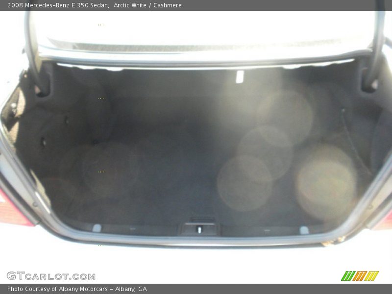 Arctic White / Cashmere 2008 Mercedes-Benz E 350 Sedan