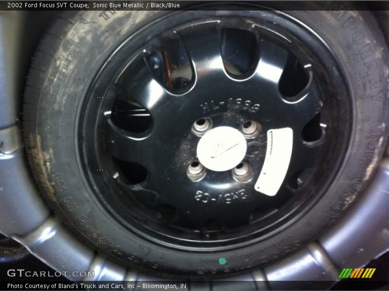Sonic Blue Metallic / Black/Blue 2002 Ford Focus SVT Coupe