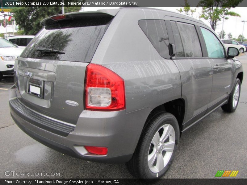 Mineral Gray Metallic / Dark Slate Gray 2011 Jeep Compass 2.0 Latitude