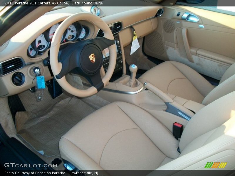  2011 911 Carrera 4S Coupe Sand Beige Interior