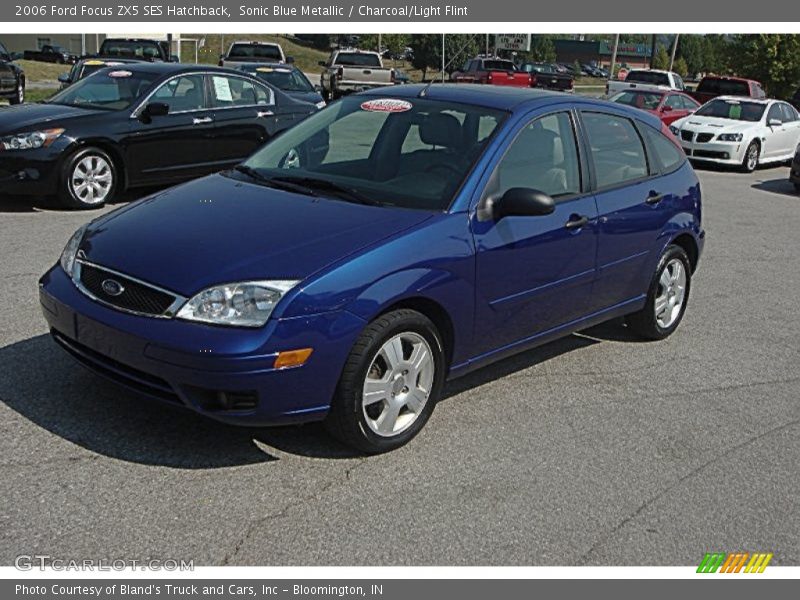 Sonic Blue Metallic / Charcoal/Light Flint 2006 Ford Focus ZX5 SES Hatchback
