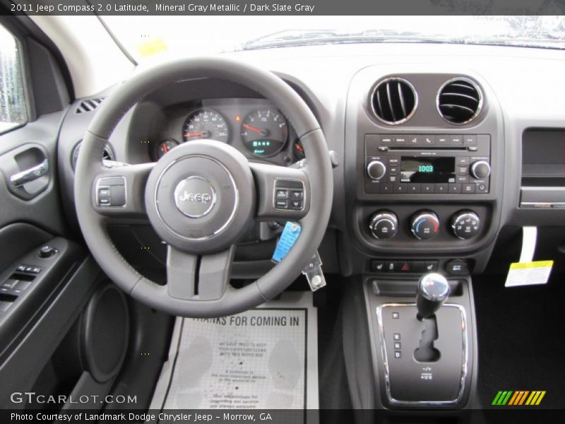 Mineral Gray Metallic / Dark Slate Gray 2011 Jeep Compass 2.0 Latitude