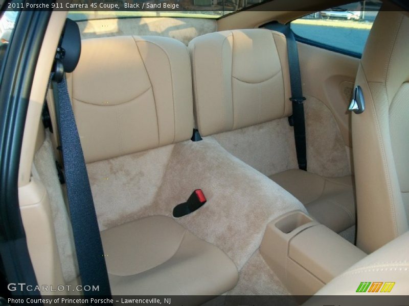 Black / Sand Beige 2011 Porsche 911 Carrera 4S Coupe