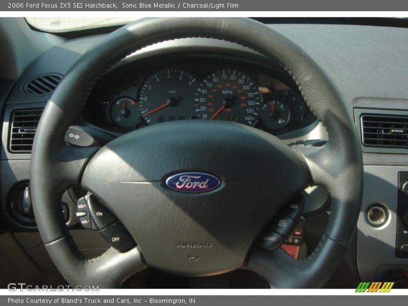 Sonic Blue Metallic / Charcoal/Light Flint 2006 Ford Focus ZX5 SES Hatchback