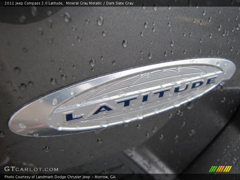 Mineral Gray Metallic / Dark Slate Gray 2011 Jeep Compass 2.0 Latitude