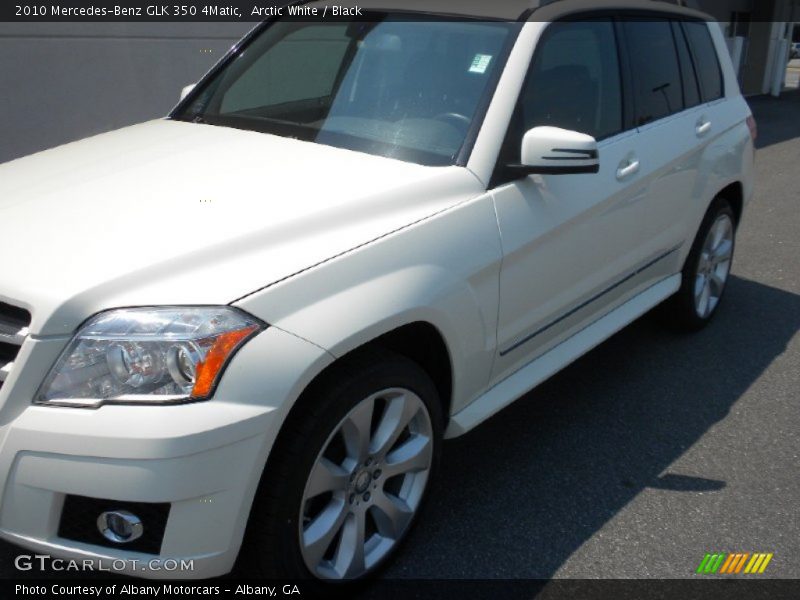 Arctic White / Black 2010 Mercedes-Benz GLK 350 4Matic