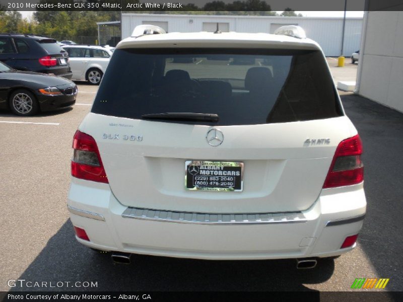 Arctic White / Black 2010 Mercedes-Benz GLK 350 4Matic