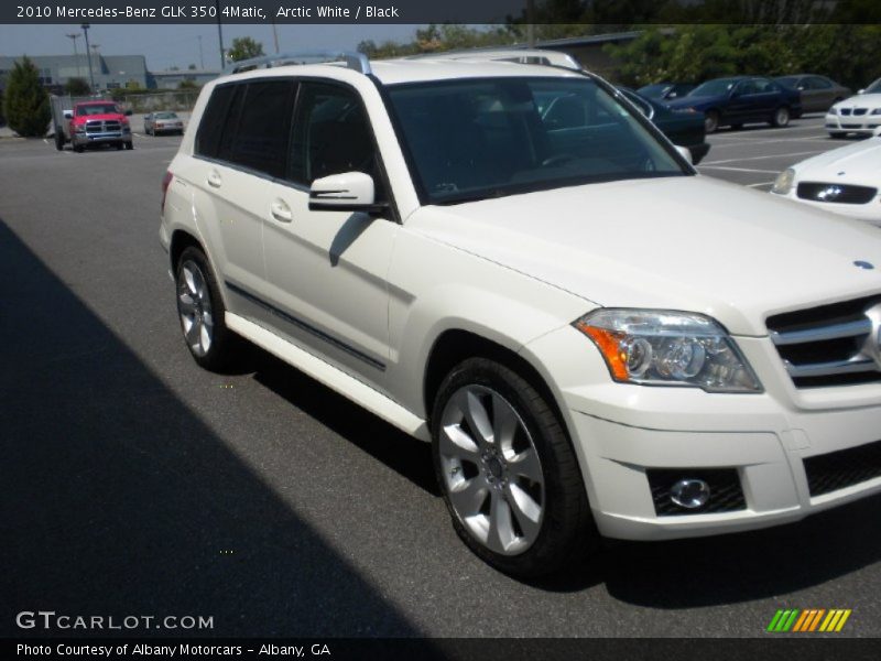 Arctic White / Black 2010 Mercedes-Benz GLK 350 4Matic