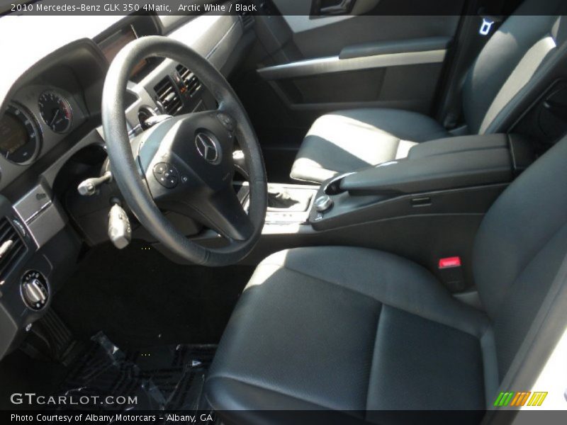 Arctic White / Black 2010 Mercedes-Benz GLK 350 4Matic