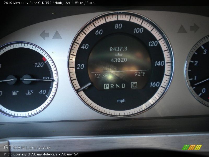 Arctic White / Black 2010 Mercedes-Benz GLK 350 4Matic