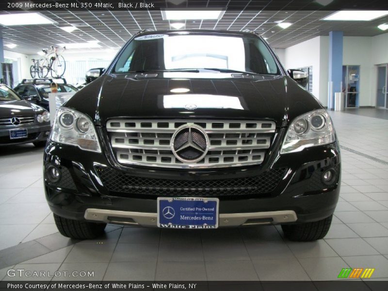 Black / Black 2009 Mercedes-Benz ML 350 4Matic
