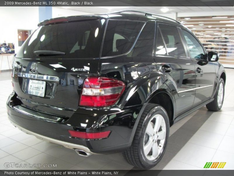 Black / Black 2009 Mercedes-Benz ML 350 4Matic