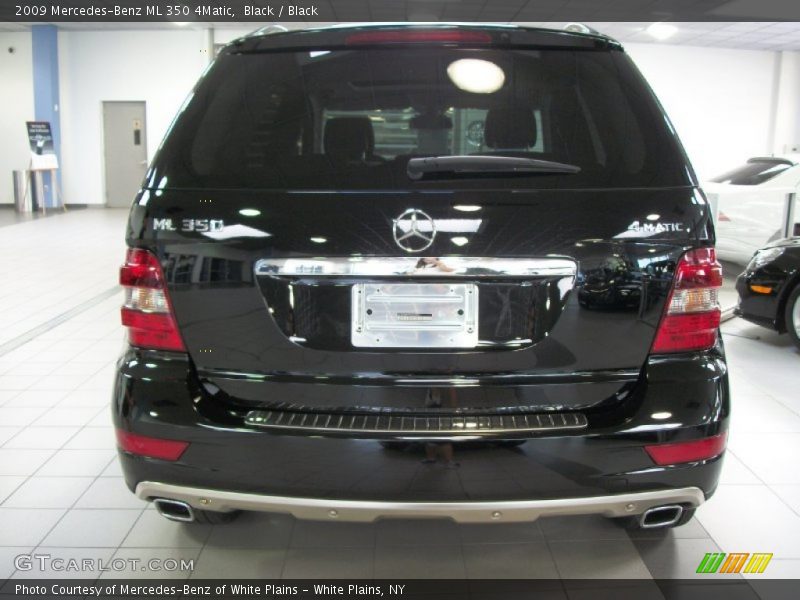 Black / Black 2009 Mercedes-Benz ML 350 4Matic