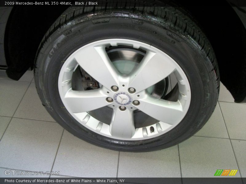 Black / Black 2009 Mercedes-Benz ML 350 4Matic