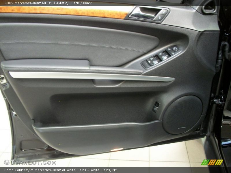 Black / Black 2009 Mercedes-Benz ML 350 4Matic
