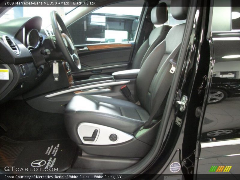 Black / Black 2009 Mercedes-Benz ML 350 4Matic