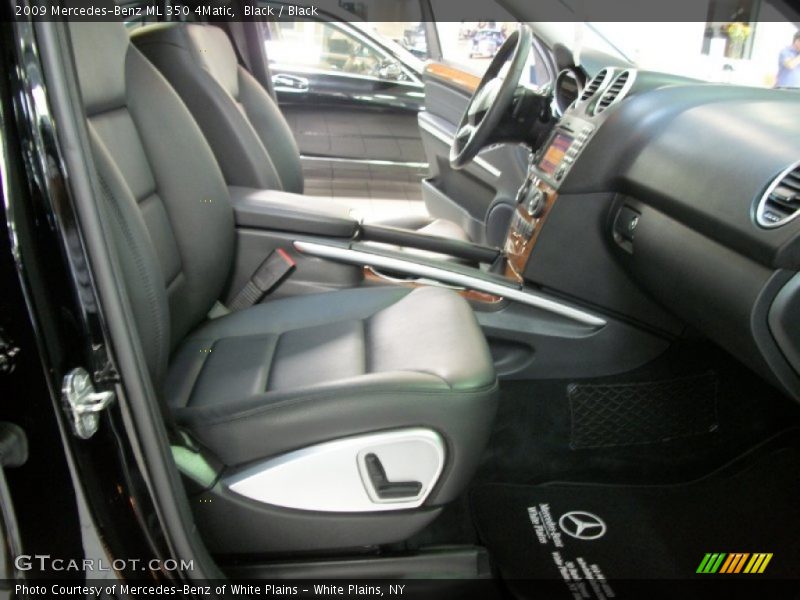 Black / Black 2009 Mercedes-Benz ML 350 4Matic