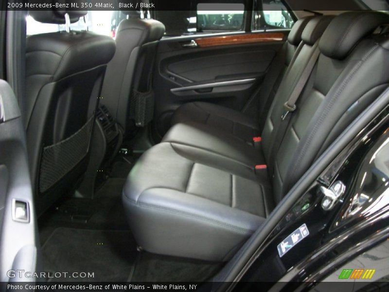 Black / Black 2009 Mercedes-Benz ML 350 4Matic