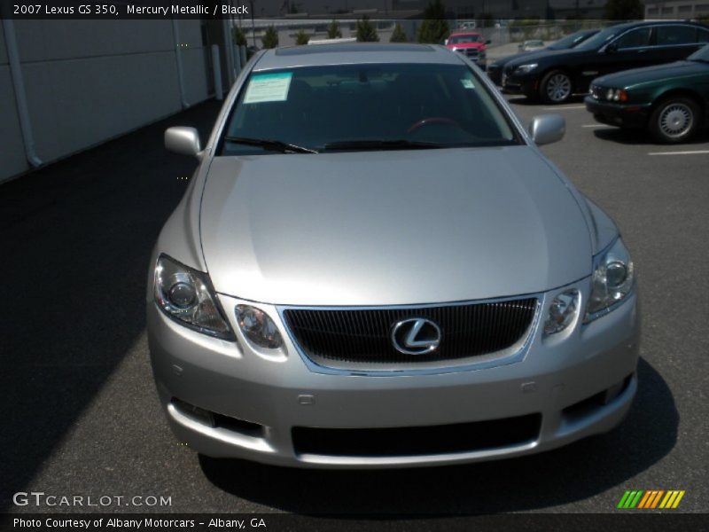 Mercury Metallic / Black 2007 Lexus GS 350