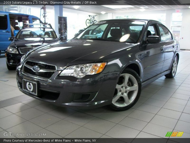 Diamond Gray Metallic / Off Black 2009 Subaru Legacy 2.5i Sedan