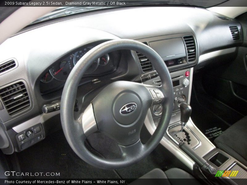 Diamond Gray Metallic / Off Black 2009 Subaru Legacy 2.5i Sedan