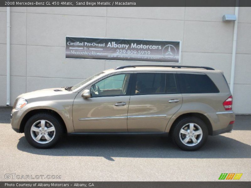 Sand Beige Metallic / Macadamia 2008 Mercedes-Benz GL 450 4Matic