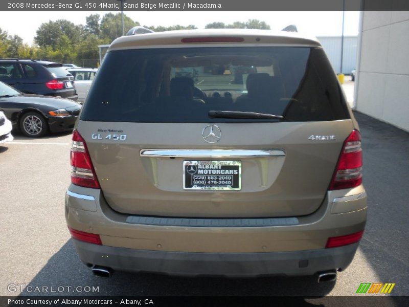 Sand Beige Metallic / Macadamia 2008 Mercedes-Benz GL 450 4Matic